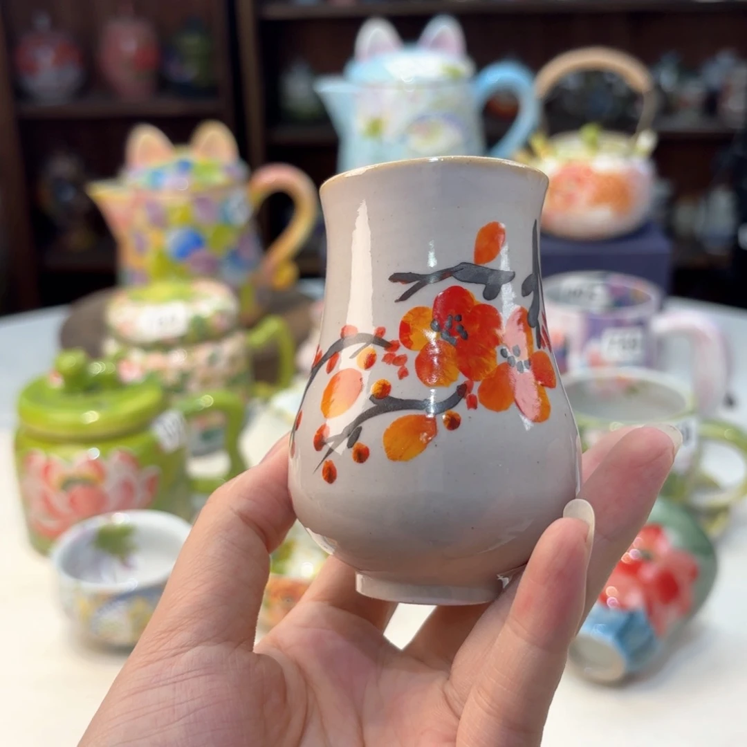景德镇手绘高温釉下彩陶瓷茶具