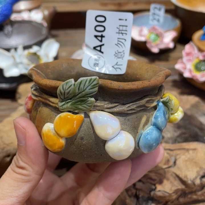 手工制作陶瓷茶具青蛙
