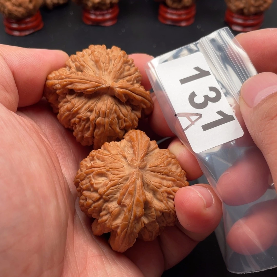 吊坠文玩核桃白狮子47