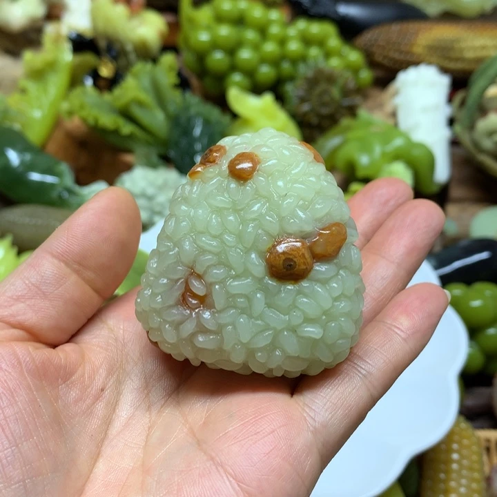 蛇纹石玉未镶嵌手把用****5