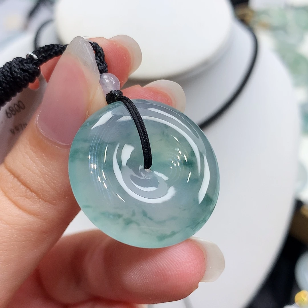 翡翠未镶嵌胸饰翡翠69，26.3/6.1