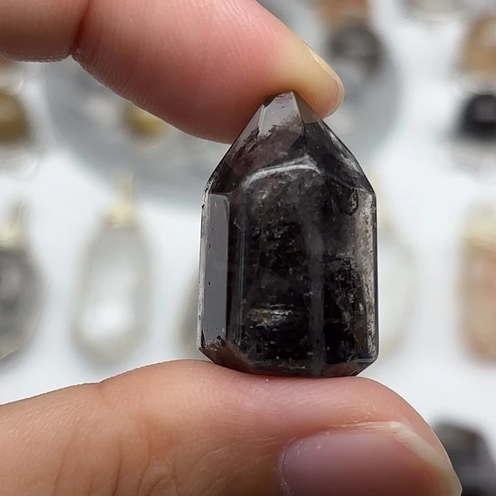 未镶嵌水晶颈饰黑武士闪灵钻26mm+