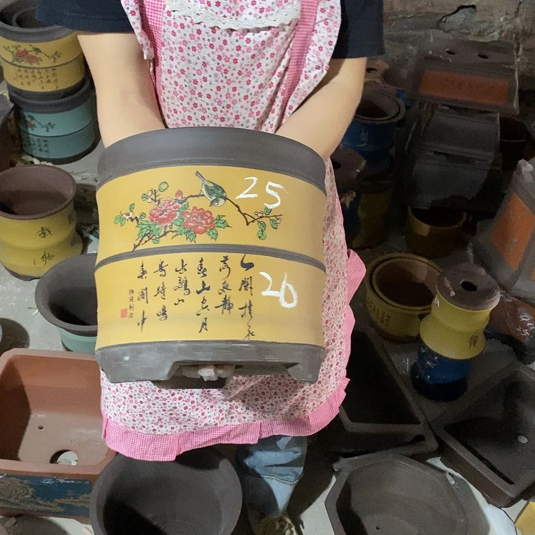 紫砂花盆紫砂花盆