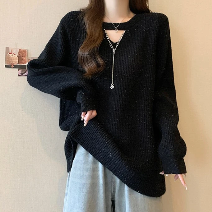 【清仓】81194（加厚）宽松百搭毛衣