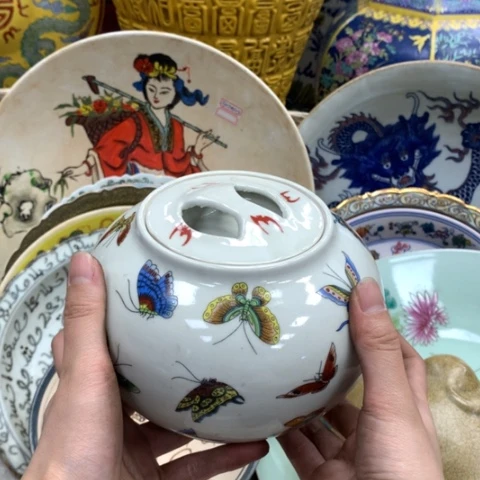 瓷片瓷器摆件瓷器摆件