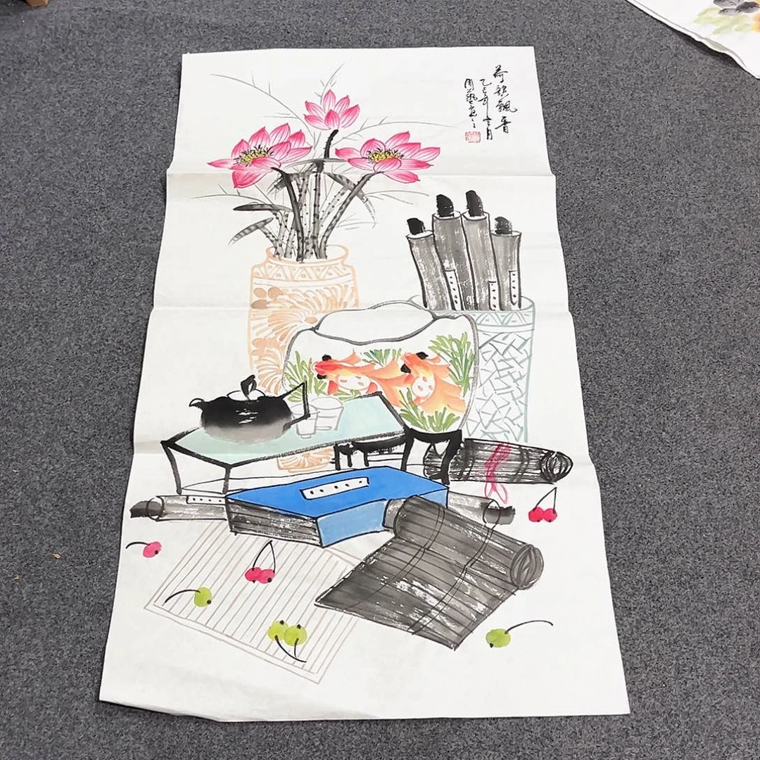 国画L国画作品单幅任发