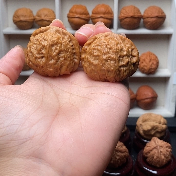 北***菇文玩核桃吊坠南瓜墩
