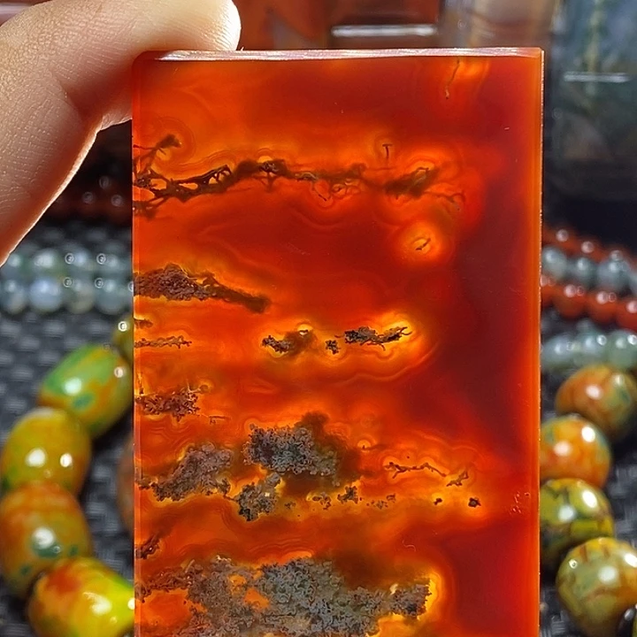 他***叔玛瑙/玉髓未镶嵌颈饰