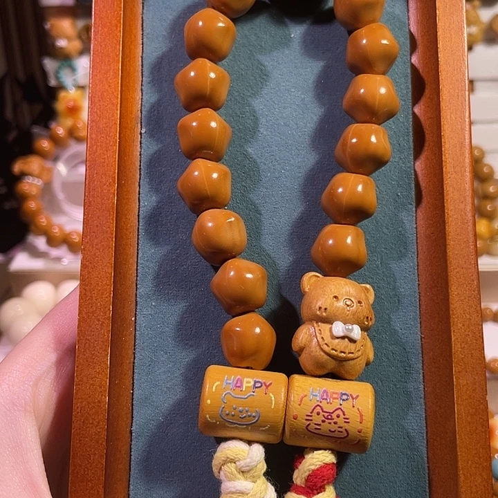 手串猴头核桃全品星星卡14小熊磁吸手持