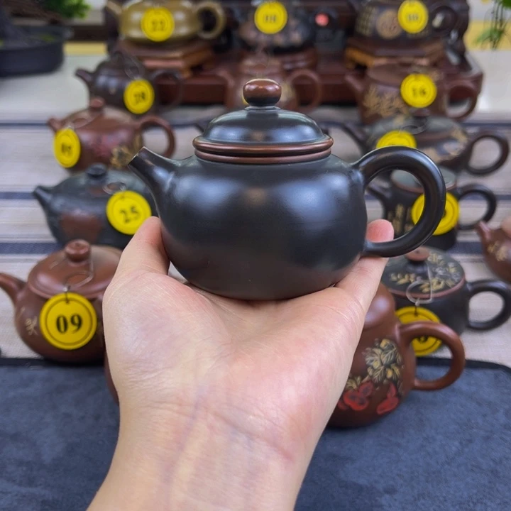 坭兴陶原矿坭料制作单壶150cc
