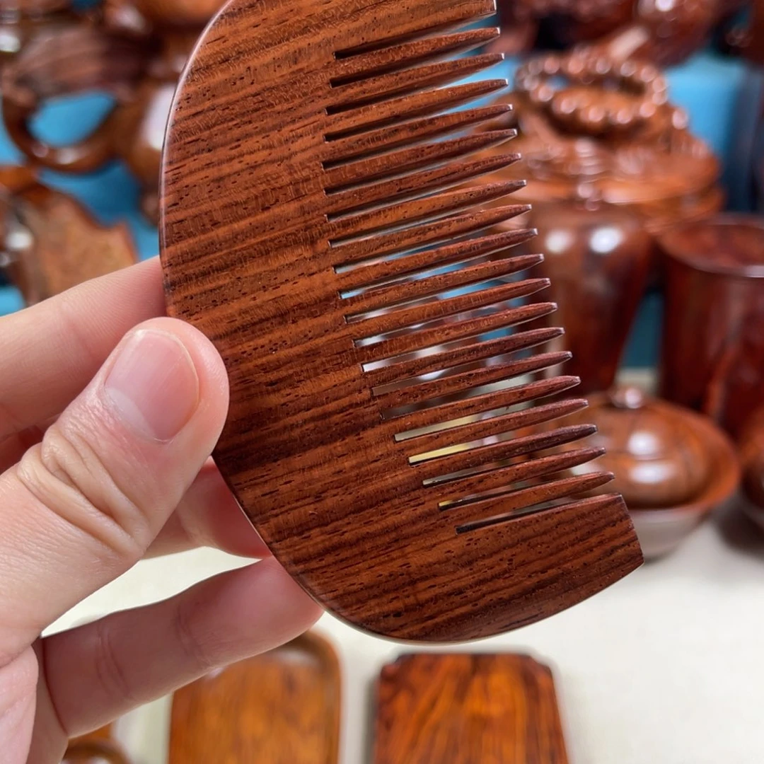 把件黄花梨/降香黄檀梳子