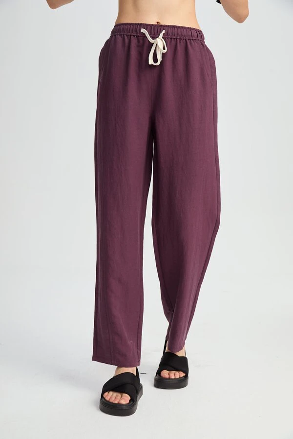 【水淼】0481夏季休闲薄款文艺香蕉裤