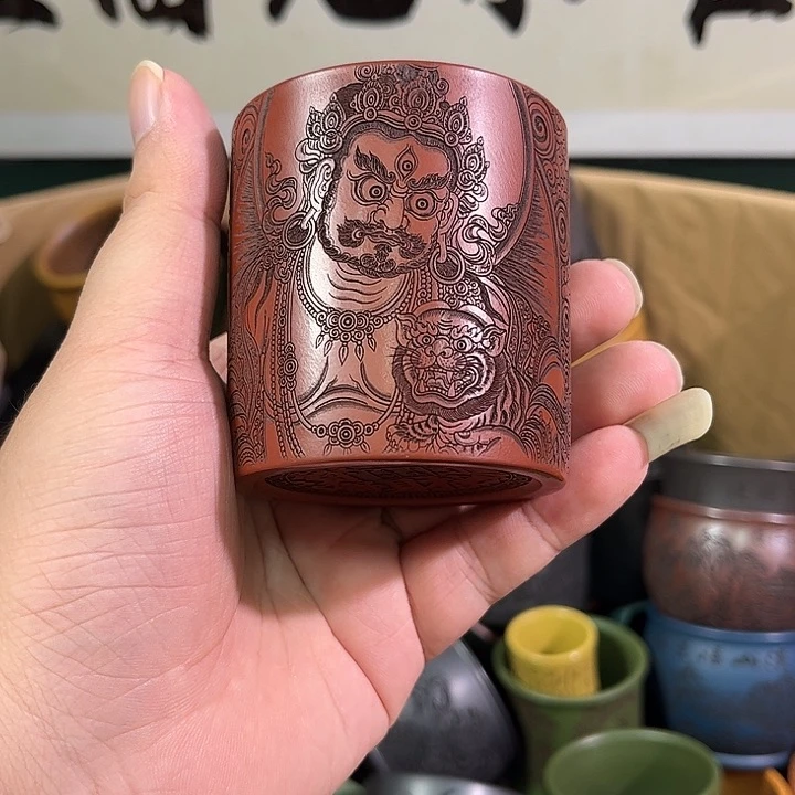 茶杯紫砂全手工紫砂主人杯