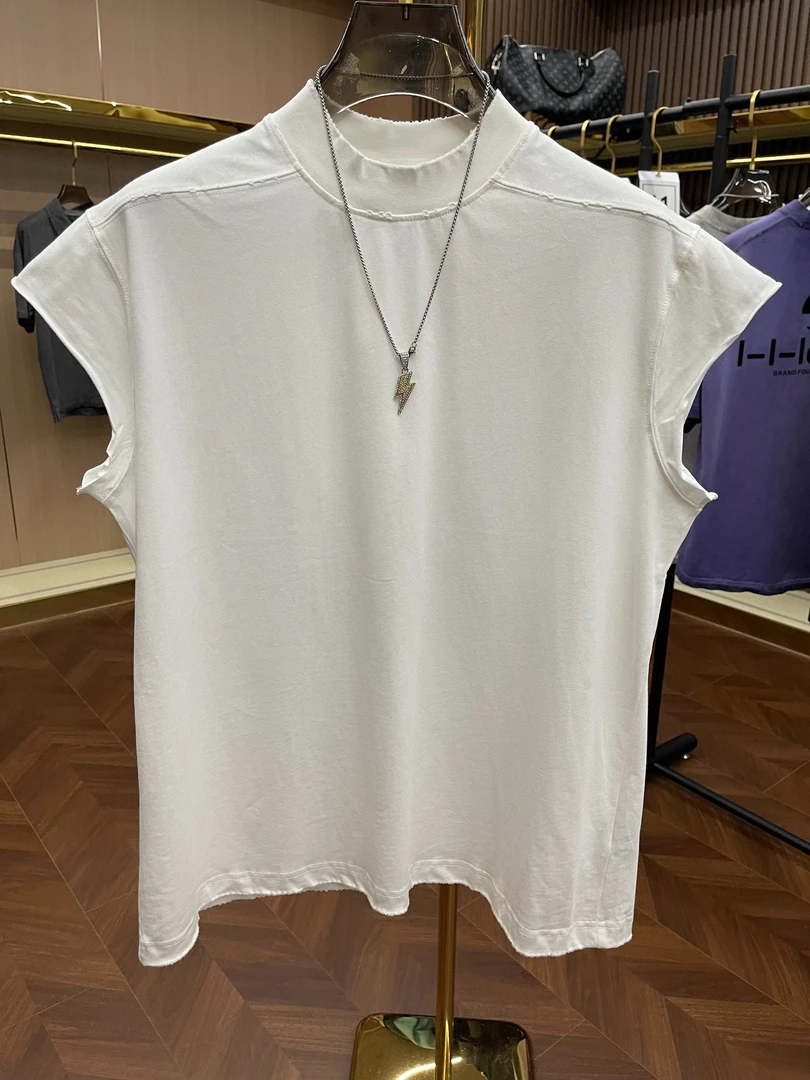 【高端潮牌】磨边坎肩背心圆领男女夏季百搭纯棉款无袖高品质