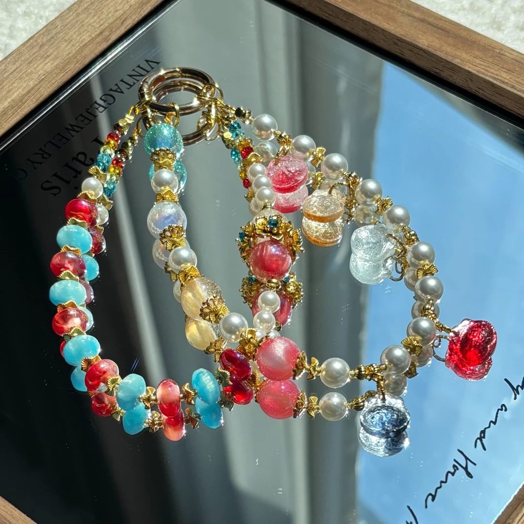 916编码国风敦煌创意手机链原创手工diy手机壳防丢包包钥匙挂件