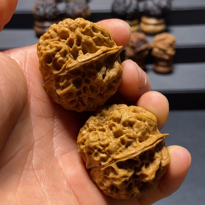 文玩核桃把件B壬寅金蟾41mm