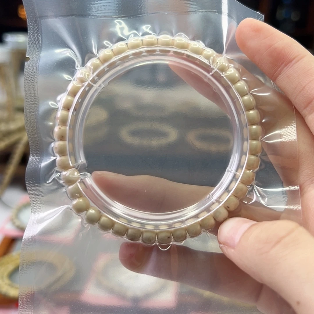 M***辰吊坠星月菩提Ll.6x5超大留白 粉冰针尖星