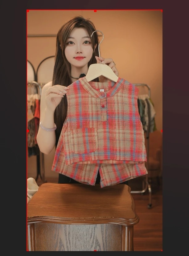 【现货】2025夏季新款男童女童古风休闲百搭儿童套装18801