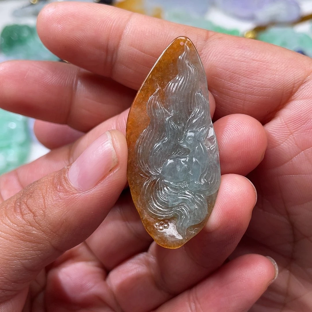 颈饰未镶嵌翡翠翡玉缘翡翠