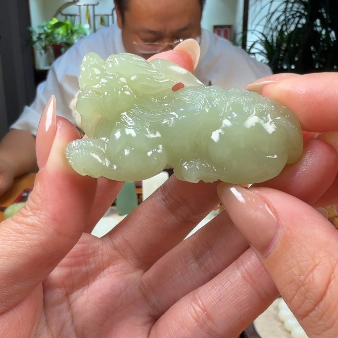 和田玉未镶嵌颈饰發***發