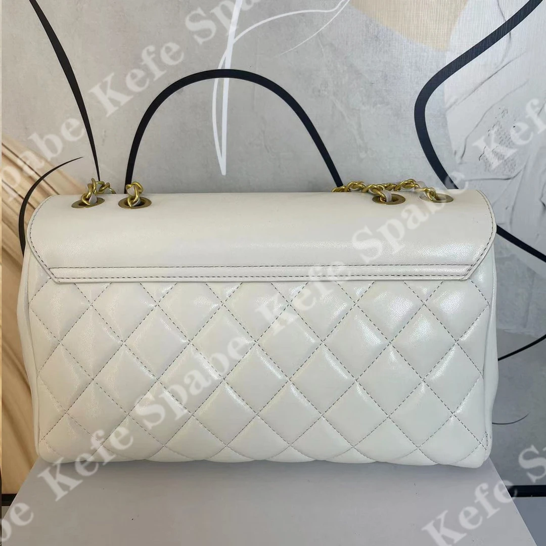 HM046P25新款白色贝嫂辣妈单肩腋下斜挎包-1