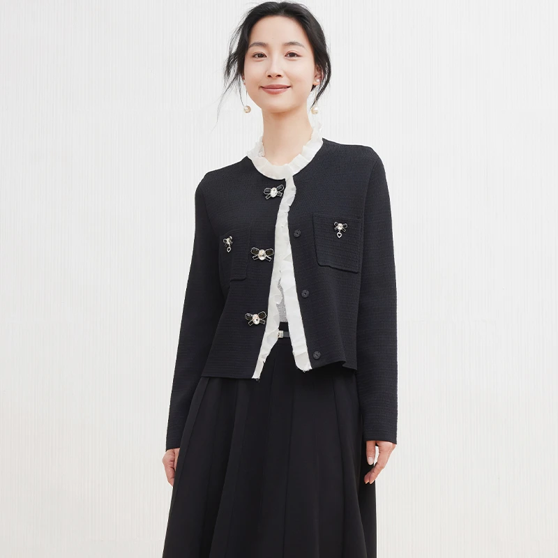 毛针织衫女秋季新款J435621