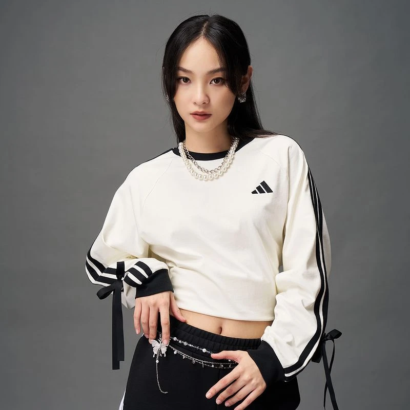 阿迪达斯 （adidas）女子DANCE LS TEE2休闲时尚长袖T恤KG3859