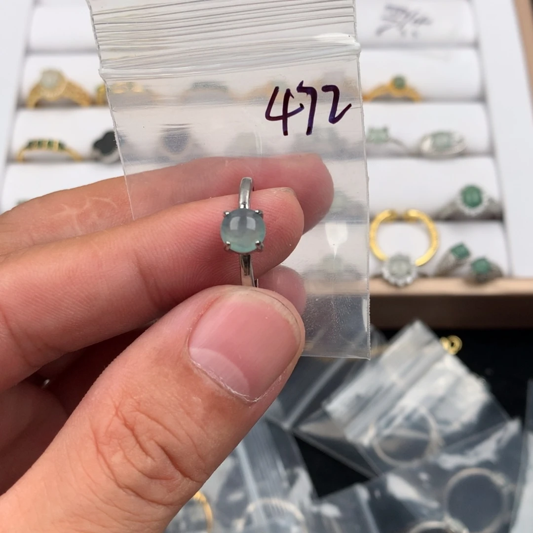 未镶嵌戒指翡翠472