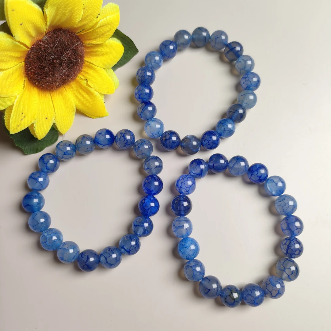 YS041【福佑多】大蓝龙磷玛瑙 手串 卡10 多样性发其一