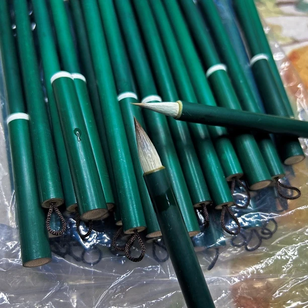 高货瑕疵品特价纯兼毫小楷毛笔二王行书小行草楷书书法创作专用笔