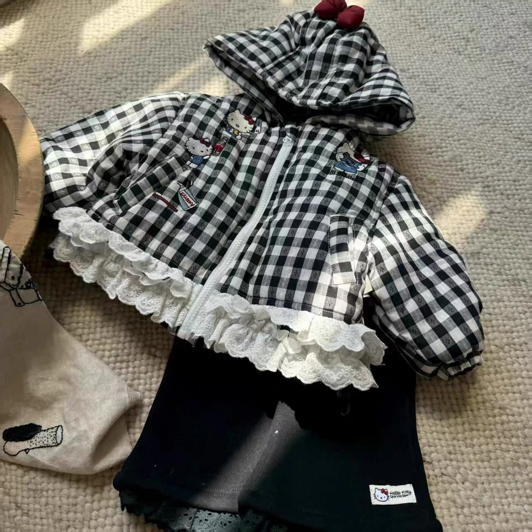 女童外套秋冬款2025冬季保暖棉服宝宝加绒加厚棉衣棉袄