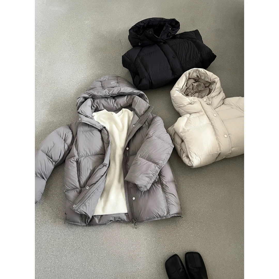 【小泡芙】面包云感！加厚冬季连帽短外套女新款66890