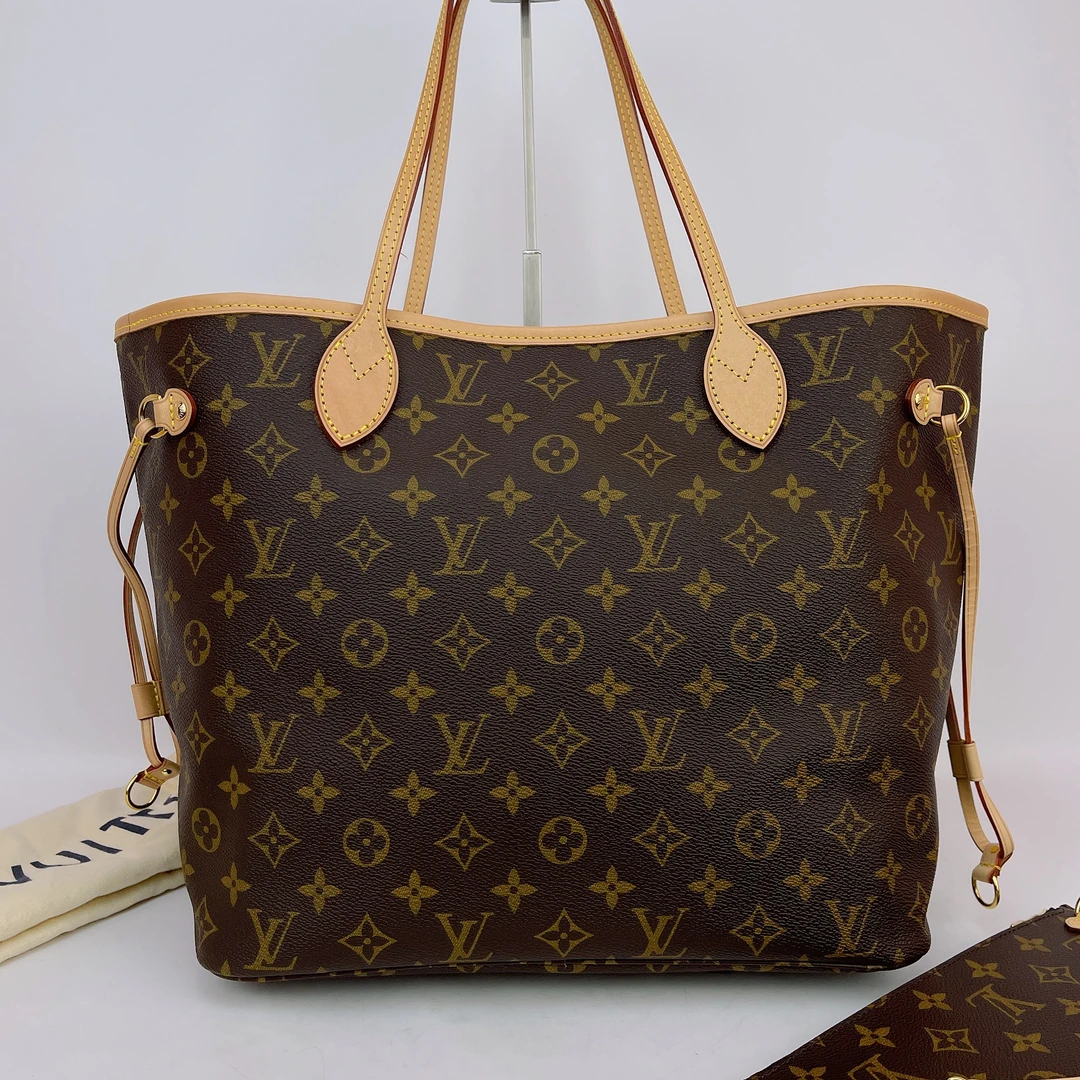 95新 LouisVuitton/路易威登 LV 棕色手提包内标LU4290底32 K623