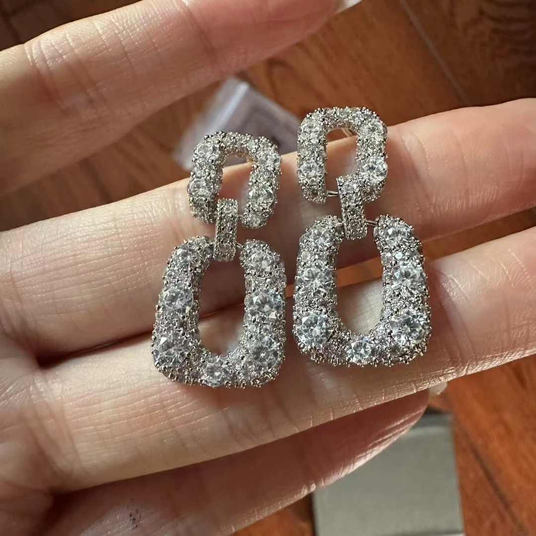 铜合金耳饰 清｜0225【时尚轻奢】百搭经典小众气质简约优雅复古