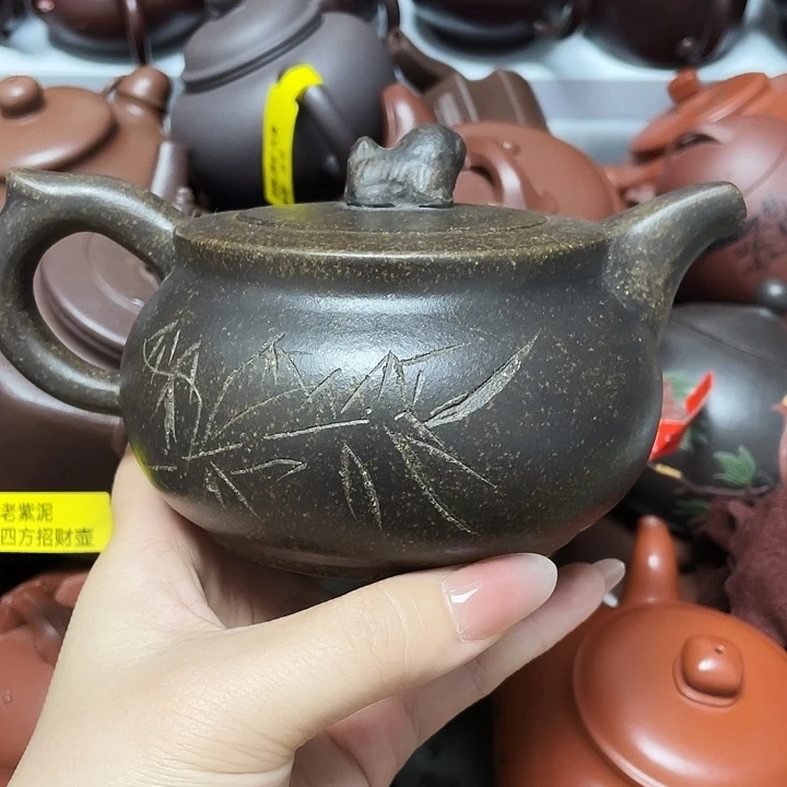 茶壶紫砂400cc宜兴紫砂壶