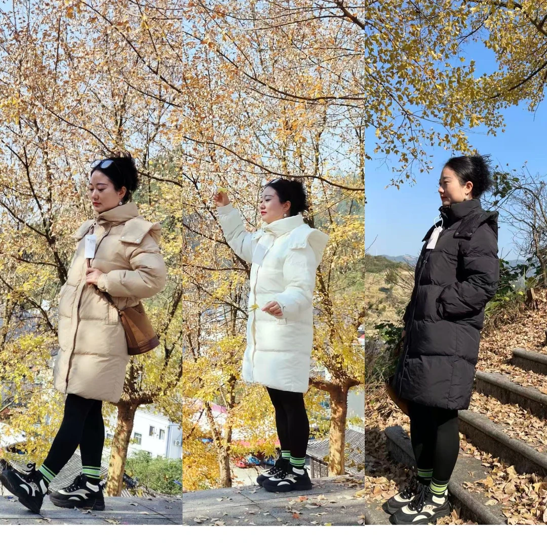 【小吴定制】2025全新升级款【小个子打版】长款白鸭绒羽绒服