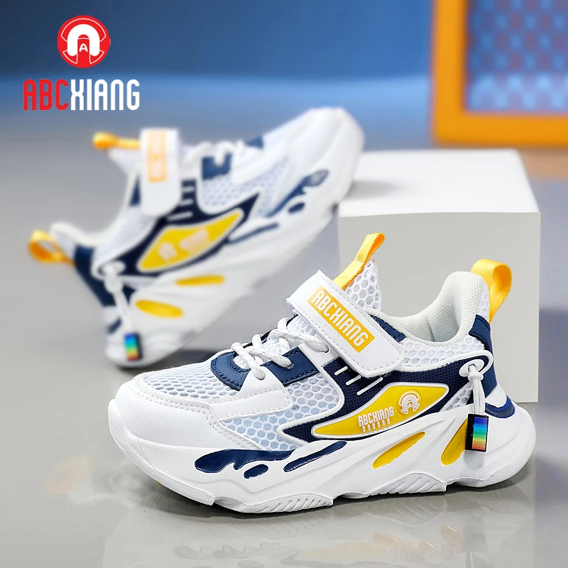 ABCXIANG童鞋夏季新款儿童网面运动鞋软底跑步鞋男童女童透网鞋