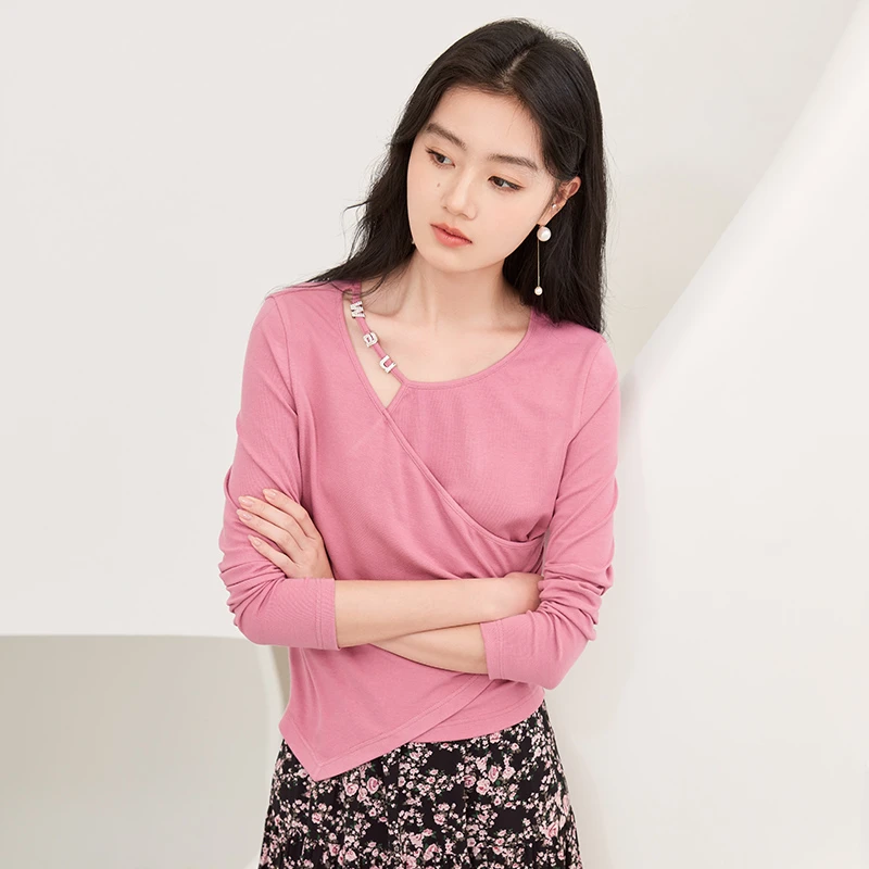 【直播专享】X843114 T恤 香影2046休闲百搭时尚显瘦秋新款