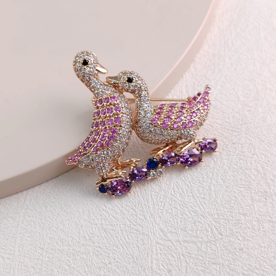 XUPING/旭平首饰 合金合成锆石胸针 新年时尚气质 GDX X000881780