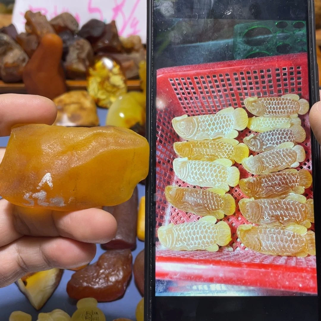 定制琥珀未镶嵌原矿