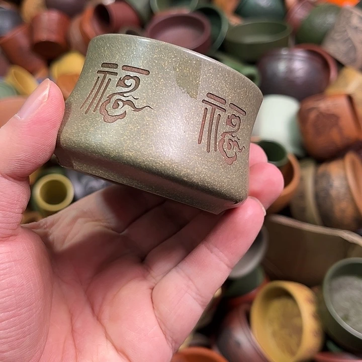 紫砂茶杯全手工紫砂主人杯