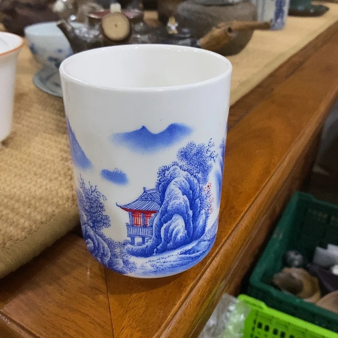 山***猫手工制作柴烧茶具