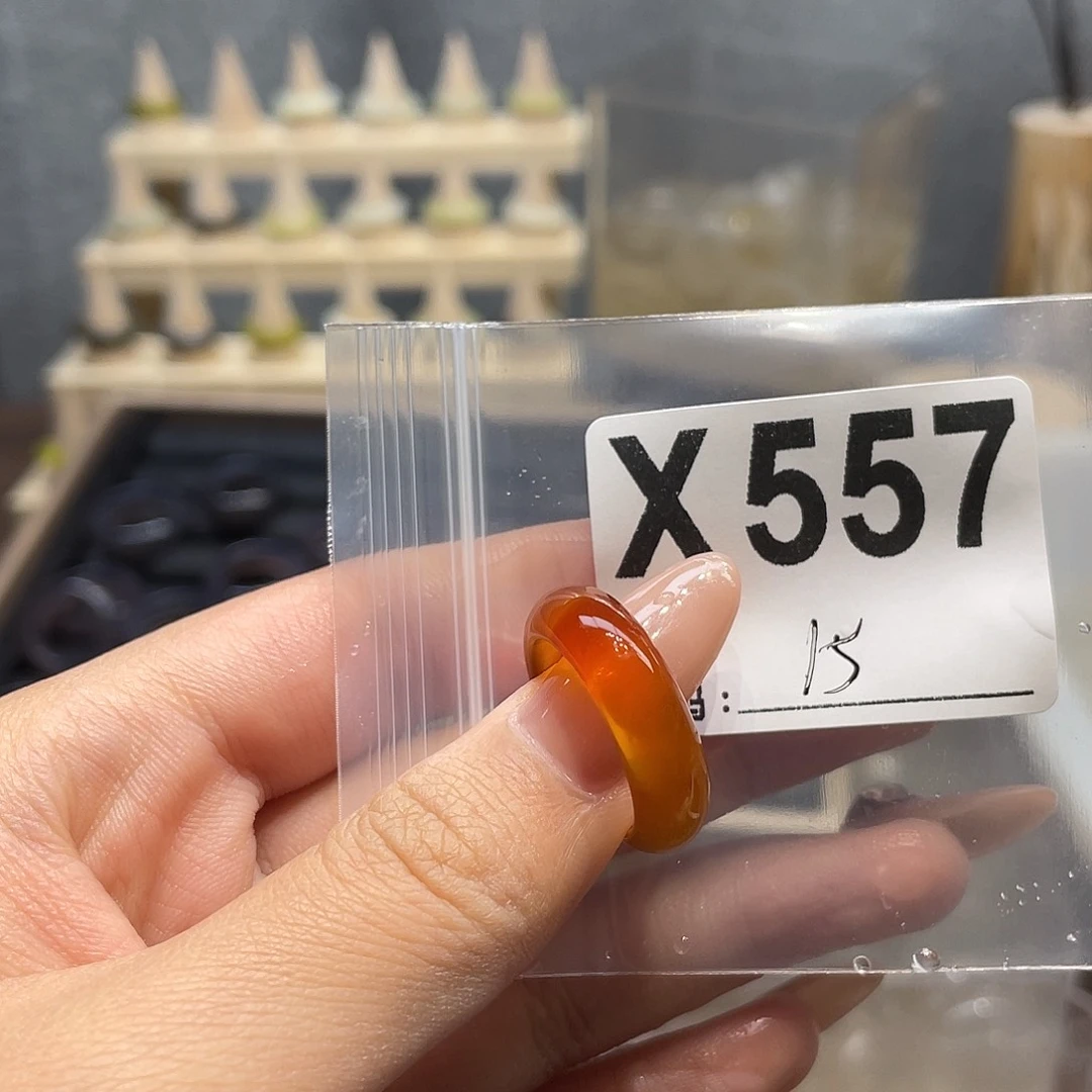 玛瑙/玉髓未镶嵌戒指557