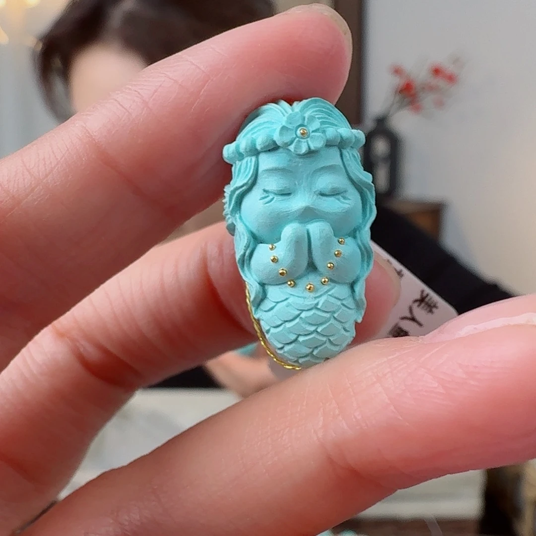 p****绿松石未镶嵌珠宝奇石