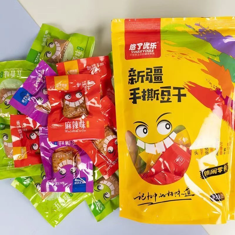 新疆手撕豆干大包装网红宿舍办公室即食高蛋白休闲独立包装阿勒泰