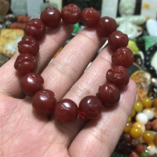 茶****未镶嵌手链玛瑙/玉髓