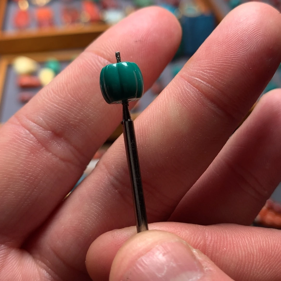 绿松石未镶嵌瓜珠