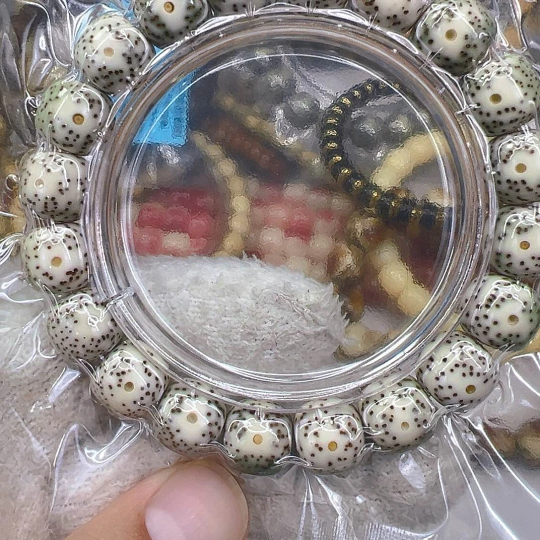 星月菩提手串74尽头双留白星月菩提单圈12