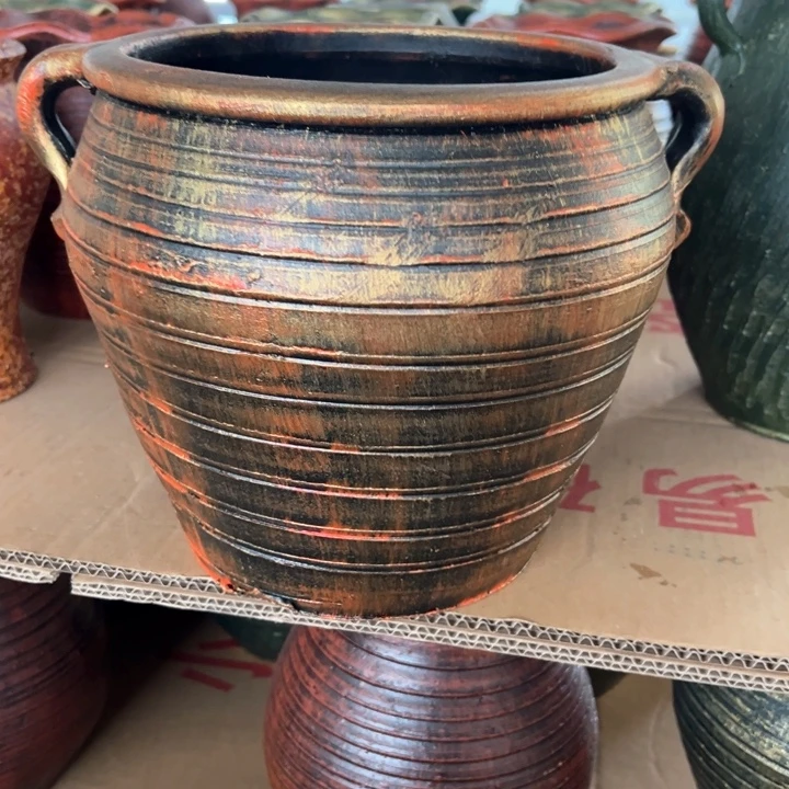 16.9-1高20口20红金耳缸