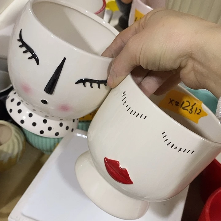 陶盆有孔 瑕疵针孔漏釉介意勿拍外口 12外高12